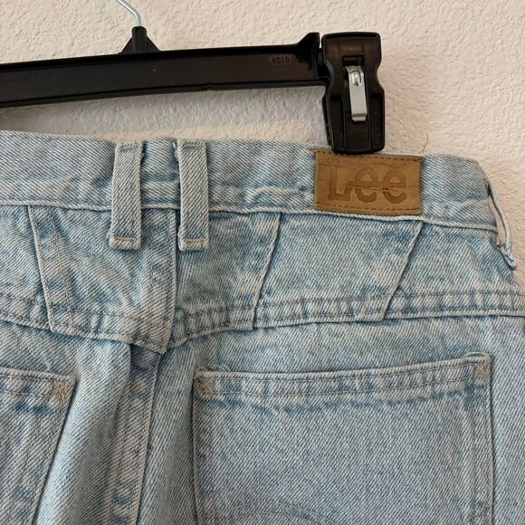Vintage LEE Jeans Women's Size 10 Petite Tapered High Rise Made in USA Mom Jeans - Picture 4 of 8